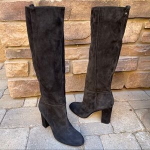 NWOB Sam Edelman Caprice Black Suede HeeledBoot